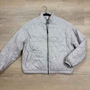 ANR+ Alp N Rock Quilted Puffer Jacket Women's Small Color Beige